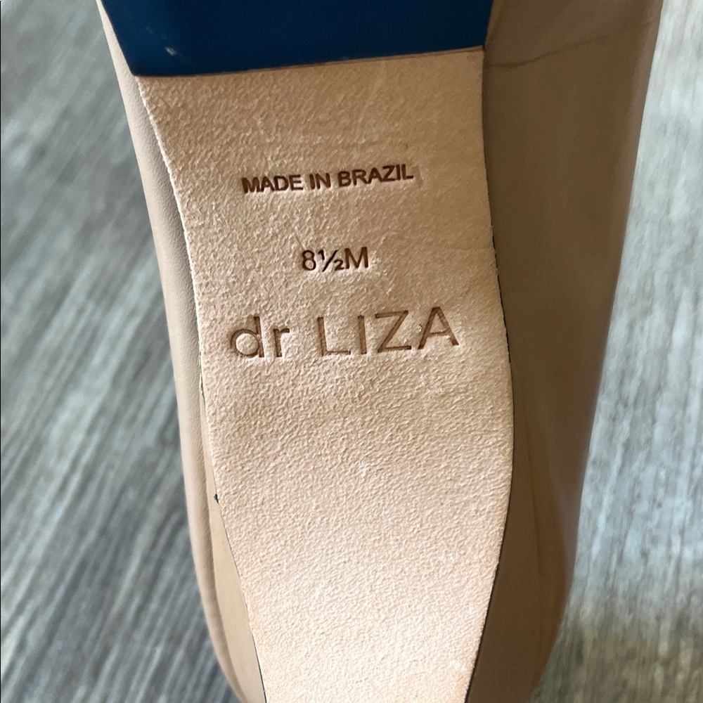 Dr LIZA leather heels tan color - Picture 9 of 9
